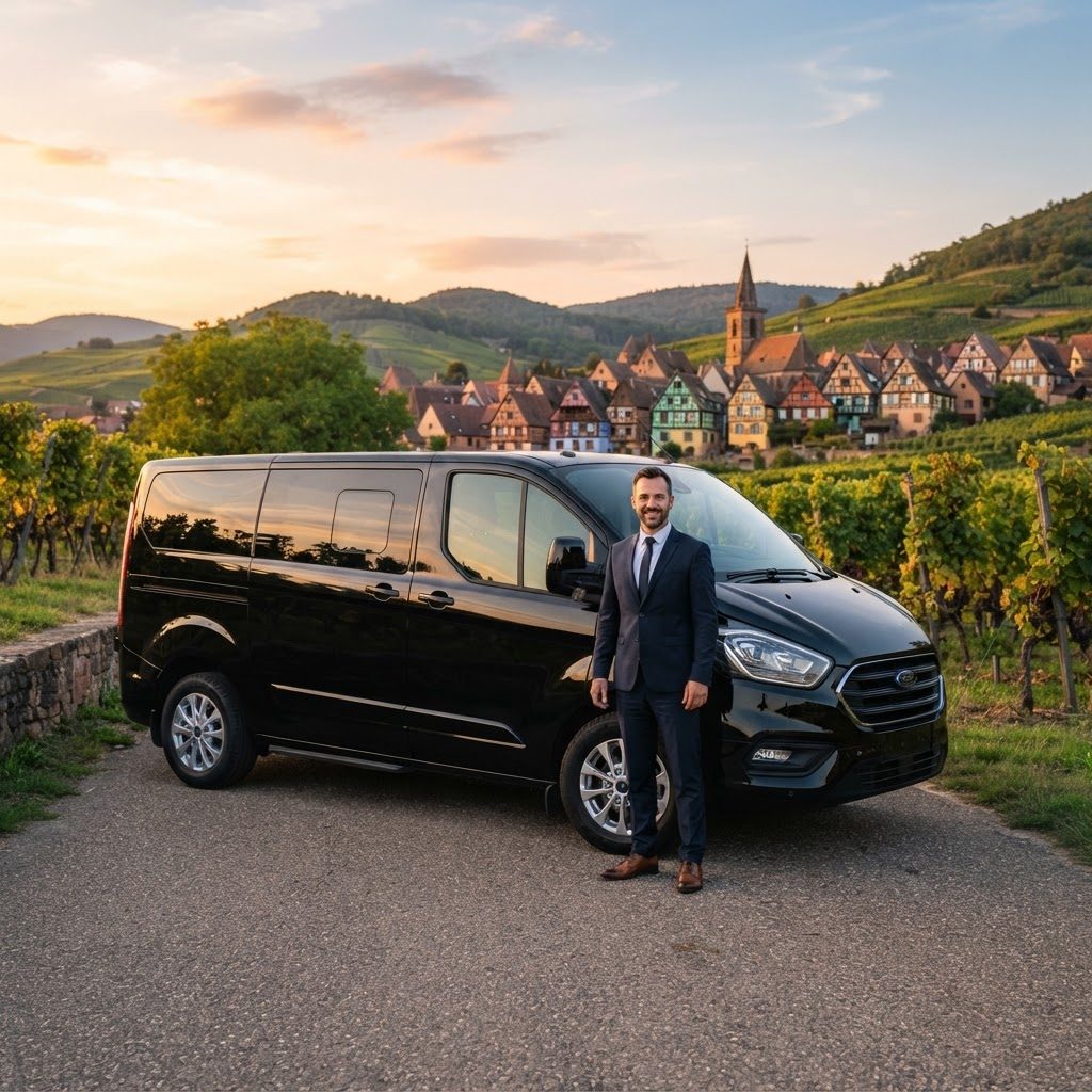 Chauffeur privé en Van Confort 8 places à Strasbourg