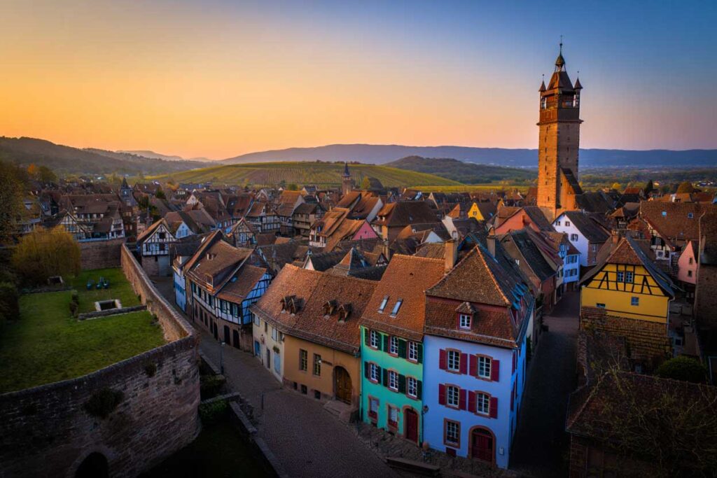 transport villages alsace